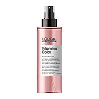 Vitamino Color 190 мл боялған шаш түсін қорғауға арналған 10-да 1 термиялық қорғанысы бар к п функциялы спрей.