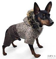 Зимний комбинезон для собак на меху 6 (спина 33-37см, обхват груди 40-48см, обхват шеи 33-36см)