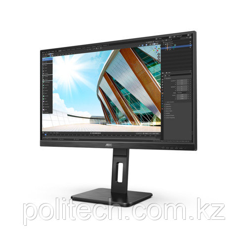 LCD 27" AOC 27P2Q, 1920x1080 IPS (WLED), 4ms, 250 cd/m2, 1000:1, DP/HDMI/DVI/VGA