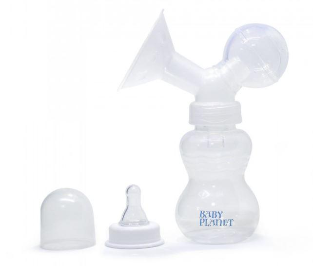 Молокоотсос с бутылочкой "Baby Planet", 125 мл, фото 1