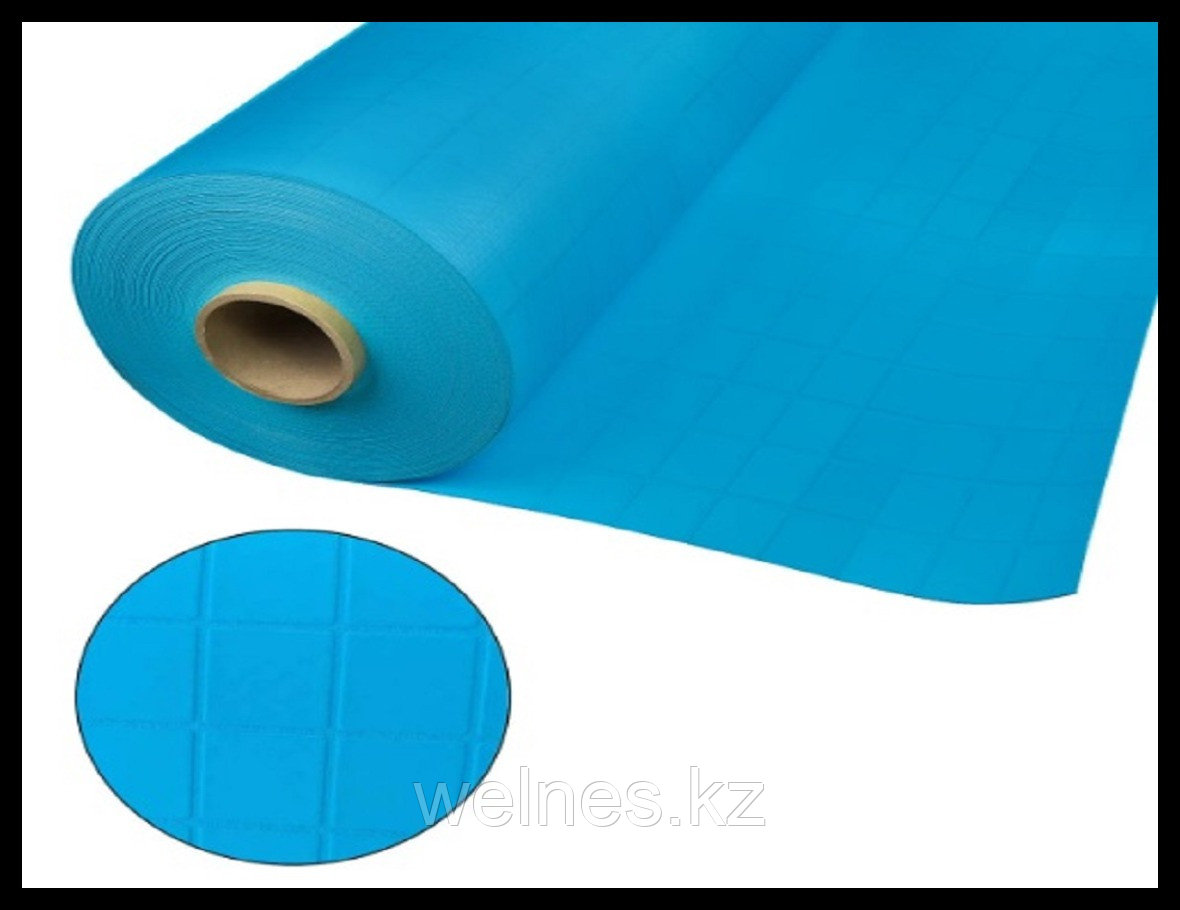 Пленка ПВХ (алькорплан) Cefil URDIKE TESELA 150.165 (синий мозайка 3D) для бассейнов, фото 1