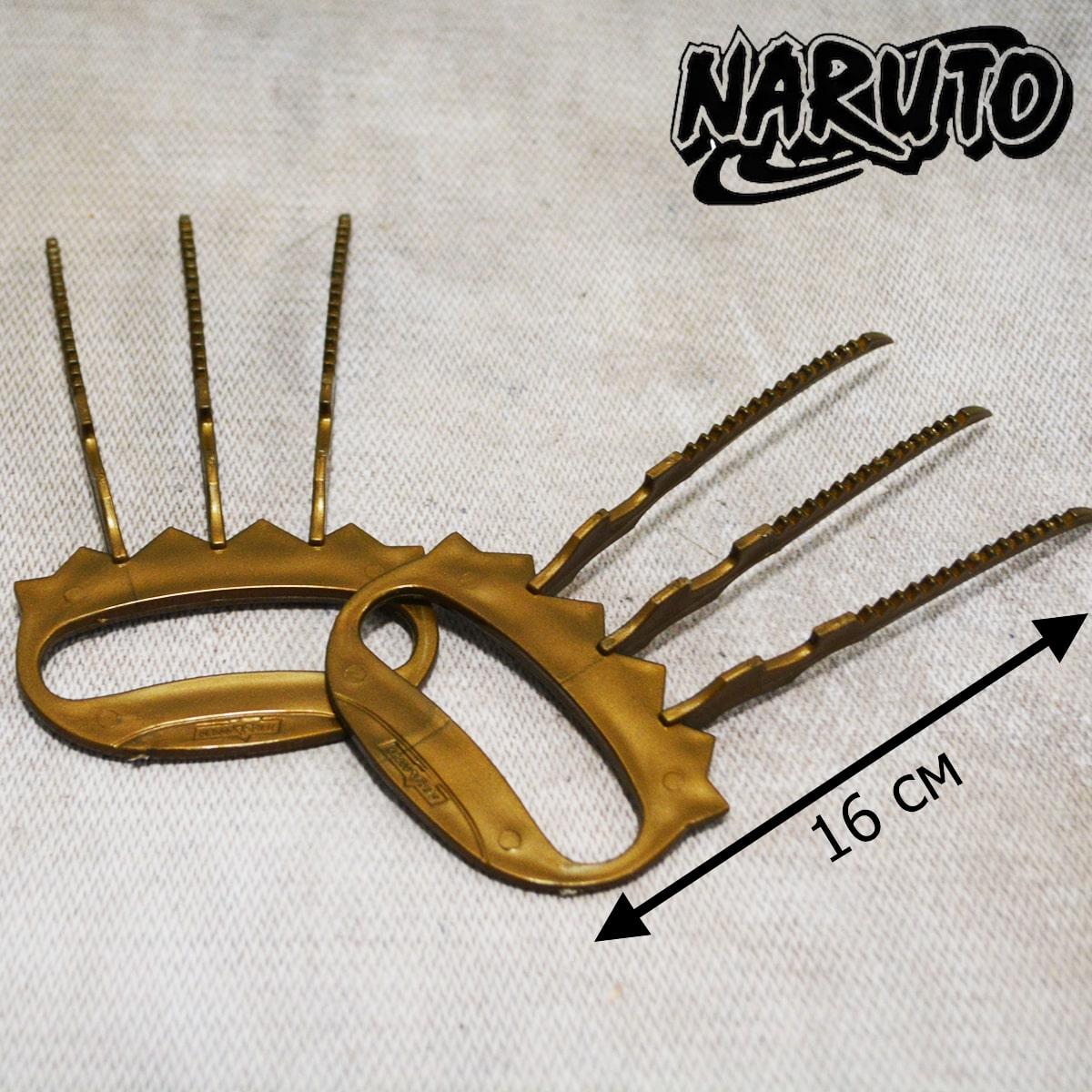 Игрушечный набор Наруто два куная и когти коричневые - фото 3 - id-p94535589