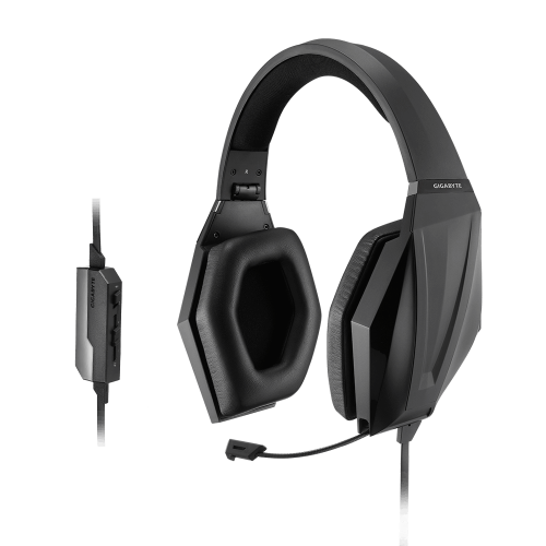 Гарнитура Gigabyte Force H3, 20Hz-20kHz, 32 Om, 105dB, mic 100Hz-10kHz, 2 m, Black, фото 1