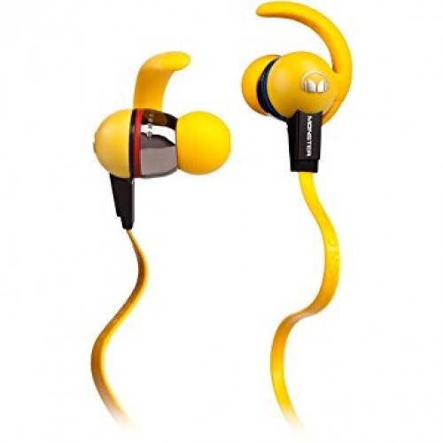 Гарнитура Monster iSport Immersion, 1.2m, Yellow, for iPod/iPhone/iPad, фото 1