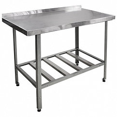 Стол разделочный ЭКОНОМ ЦК с бортом СРОб-6/6ЭЦК  600х600х915(935) мм.