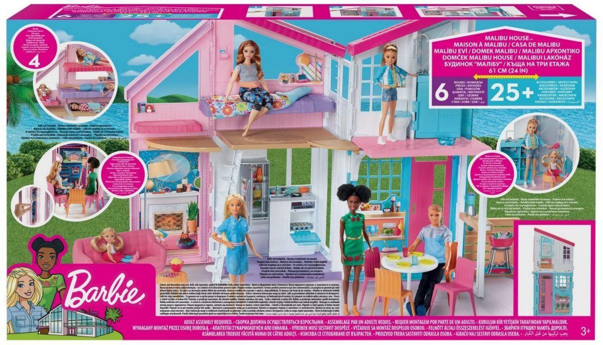 Barbie Игровой набор Кукольный домик "Малибу" (id 94538157)