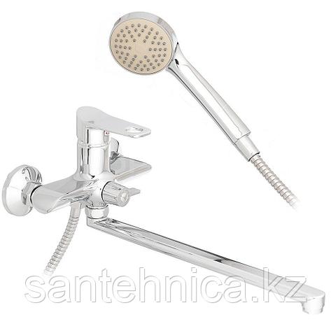 Cмеситель для ванны длинный излив хром FRUD R22120, фото 1