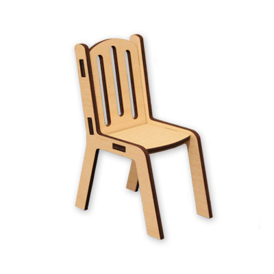Кукольный реечный стул - фото 1 - id-p94538536