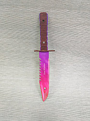 Деревянный Нож CS-GO Штык-нож M9 - лиловые Волны (29 см.)