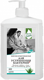 Dr.Green- Антибактериальное жидкое мыло для рук "Для устранения бактерий" 500 мл алое вера