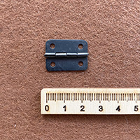 Петля для шкатулки 25х20 мм., чёрная - фото 1 - id-p94549385
