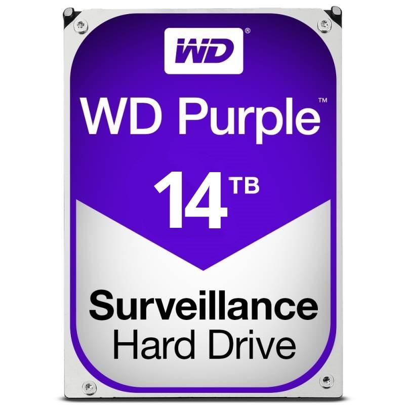 Жесткий диск для видеонаблюдения HDD 14Tb Western Digital Purple WD140PURZ SATA 6Gb/s 512Mb 3,5" 7200rpm - фото 2 - id-p94550424