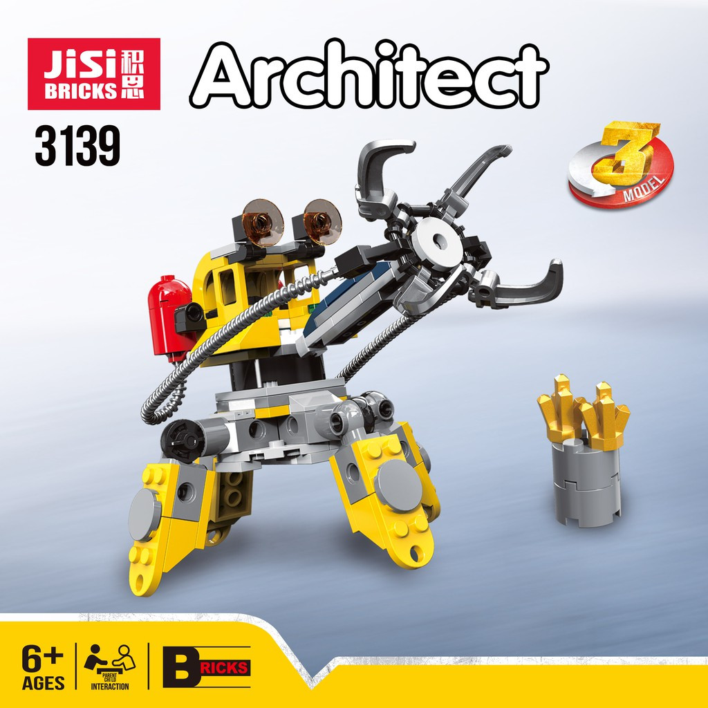 Jisi Bricks 3139 Конструктор Подводный робот, 207 дет. - фото 4 - id-p94535475