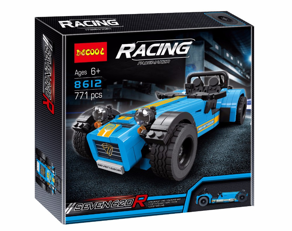 Decool Racing Pacemaker 8612 Конструктор "Гоночный автомобиль SEVEN 620R" (Аналог LEGO)