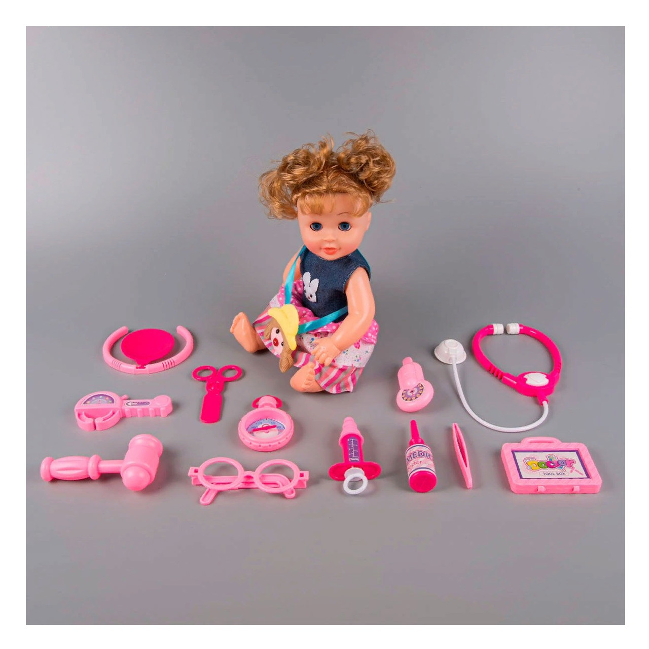 Игровой набор Baby кукла и набор доктора 1212407