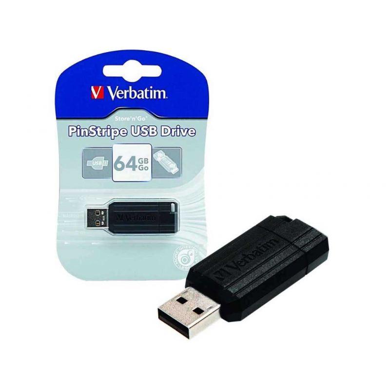 USB 3 Flash Drive 64Gb Verbatim, черный - фото 2 - id-p94551459