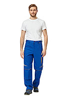 Брюки рабочие мужские летние "Алатау" цвет василек/желтый