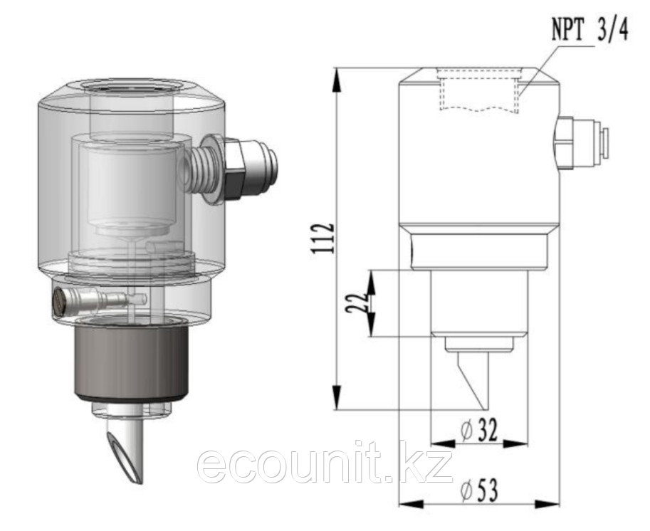 Create Create pHD-6110-H Цифровой датчик pH/ORP, RS-485 Modbus PHD6110H - фото 5 - id-p94552670