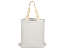 Сумка для шопинга Steady из хлопка с парусиновыми ручками, 260 г/м2, белый, фото 3