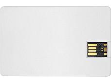 Флеш-карта USB 2.0 16 Gb в виде пластиковой карты Card, белый, фото 2