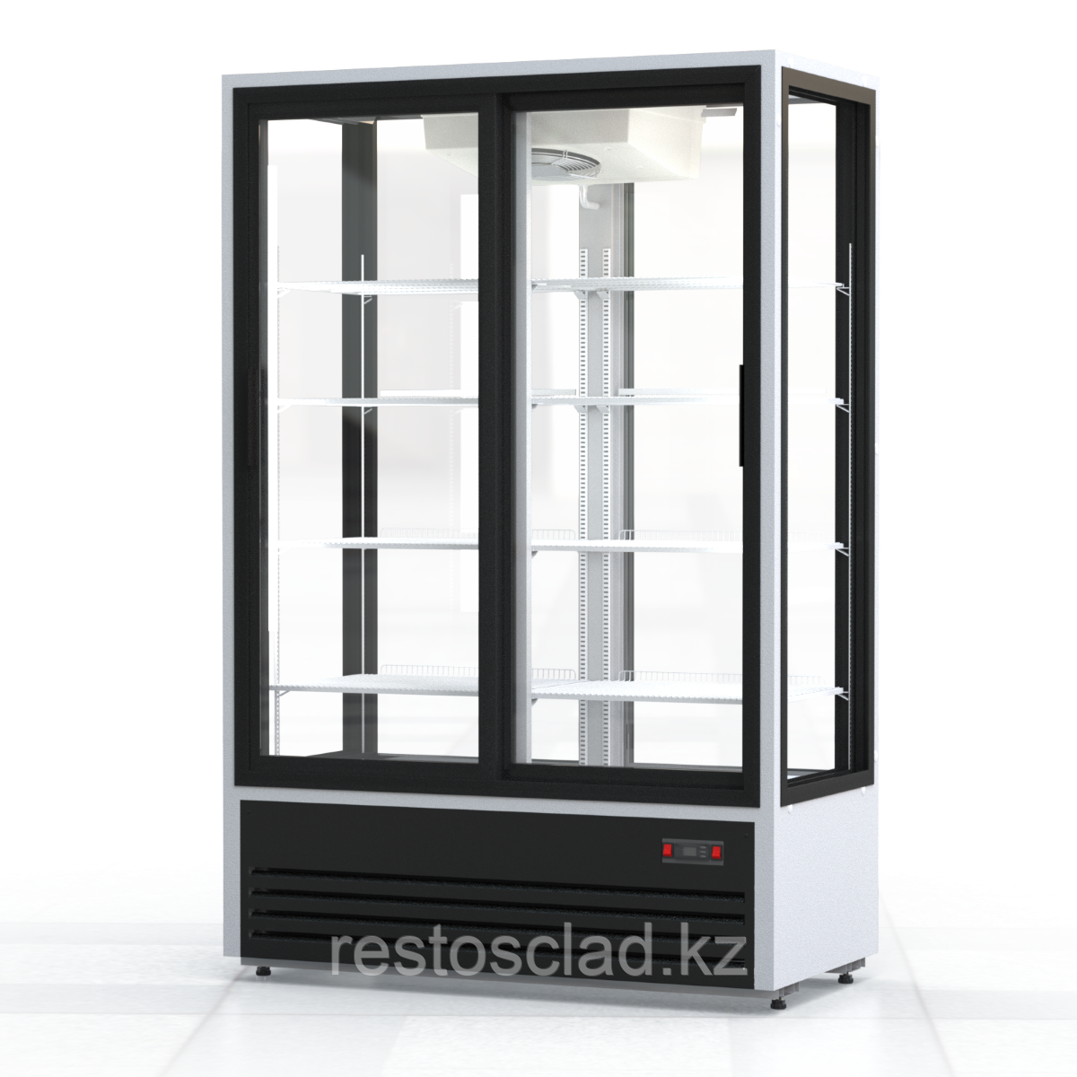 Шкаф холодильный ПРЕМЬЕР ШВУП1ТУ-1,12К4 (двери-купе, остекление с четырех сторон)