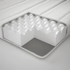 Матрас пенополиуретановый ОСВАНГ жесткий/белый 90x200 см ИКЕА, IKEA, фото 3