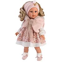 Кукла LLORENS Люсия 40см блондинка в розовом манто 1234370
