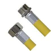 Подводка гибкая д/газа 1/2" гайка-штуцер L=4,0м (1/25)