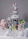 Интерьерная игрушка Снеговик-малыш (брелок), фото 5