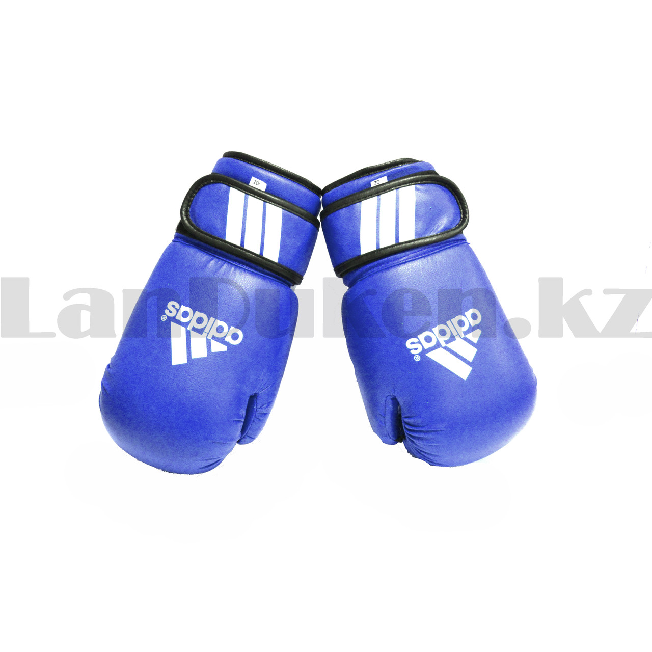 Детские боксерские перчатки 4-OZ синие с надписью с белой надписью - фото 5 - id-p94570955