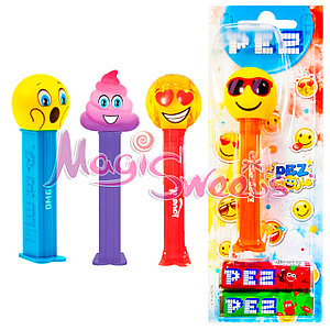 PEZ  Конфеты с игрушкой 2 в 1 "Эмоджи" 17 гр. / Упаковка 12 шт. / Венгрия