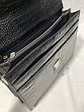 Мужской деловой портфель из кожи "BOND NON" (высота 27 см, ширина 35 см, глубина 9 см), фото 8
