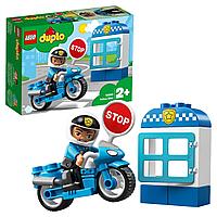 Конструктор LEGO Полицейский мотоцикл DUPLO