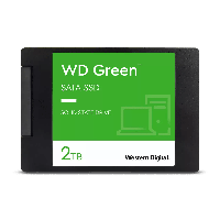 Твердотельный накопитель 2000GB SSD WD Серия GREEN 3D NAND 2.5 SATA3 R545Mb/s, W465MB/s WDS200T2G0A