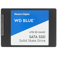 Твердотельный накопитель 4000GB SSD WD BLUE 3D NAND 2.5 SATA3 R560Mb/s, W530MB/s WDS400T2B0A
