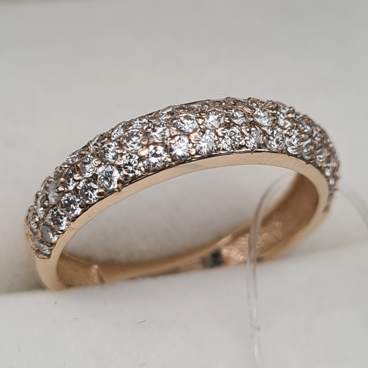 Золотое кольцо с бриллиантами 0.83Сt VS1/H - фото 3 - id-p94580308