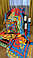 Плед полуторный двусторонний велюровый VERSACE с разноцветным принтом, фото 9