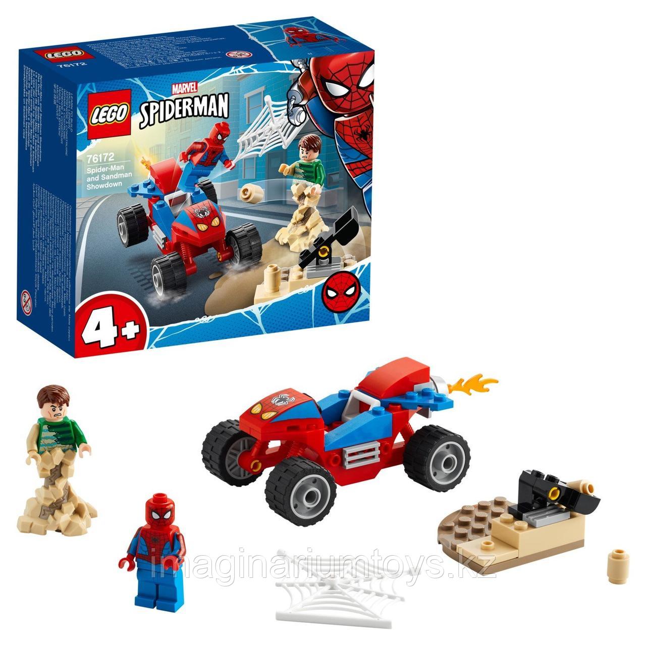 Конструктор LEGO Супер Герои Бой Человека-паука с Песочным человеком