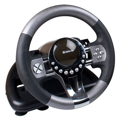 Игровой руль Defender Forsage GTR для PC