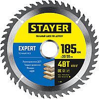 STAYER 185 x 30/20 мм, 48Т, диск пильный по дереву EXPERT 3682-185-30-48_z01 Master