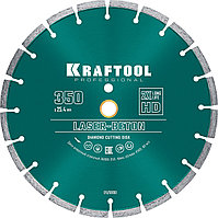 KRAFTOOL Ø 350Х25.4 мм, алмазный, по бетону и камню, диск отрезной LASER-BETON 36686-350