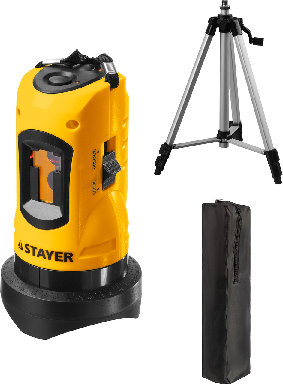 STAYER линейный лазерный нивелир SLL-1 34960-1 Professional - фото 1 - id-p94586010