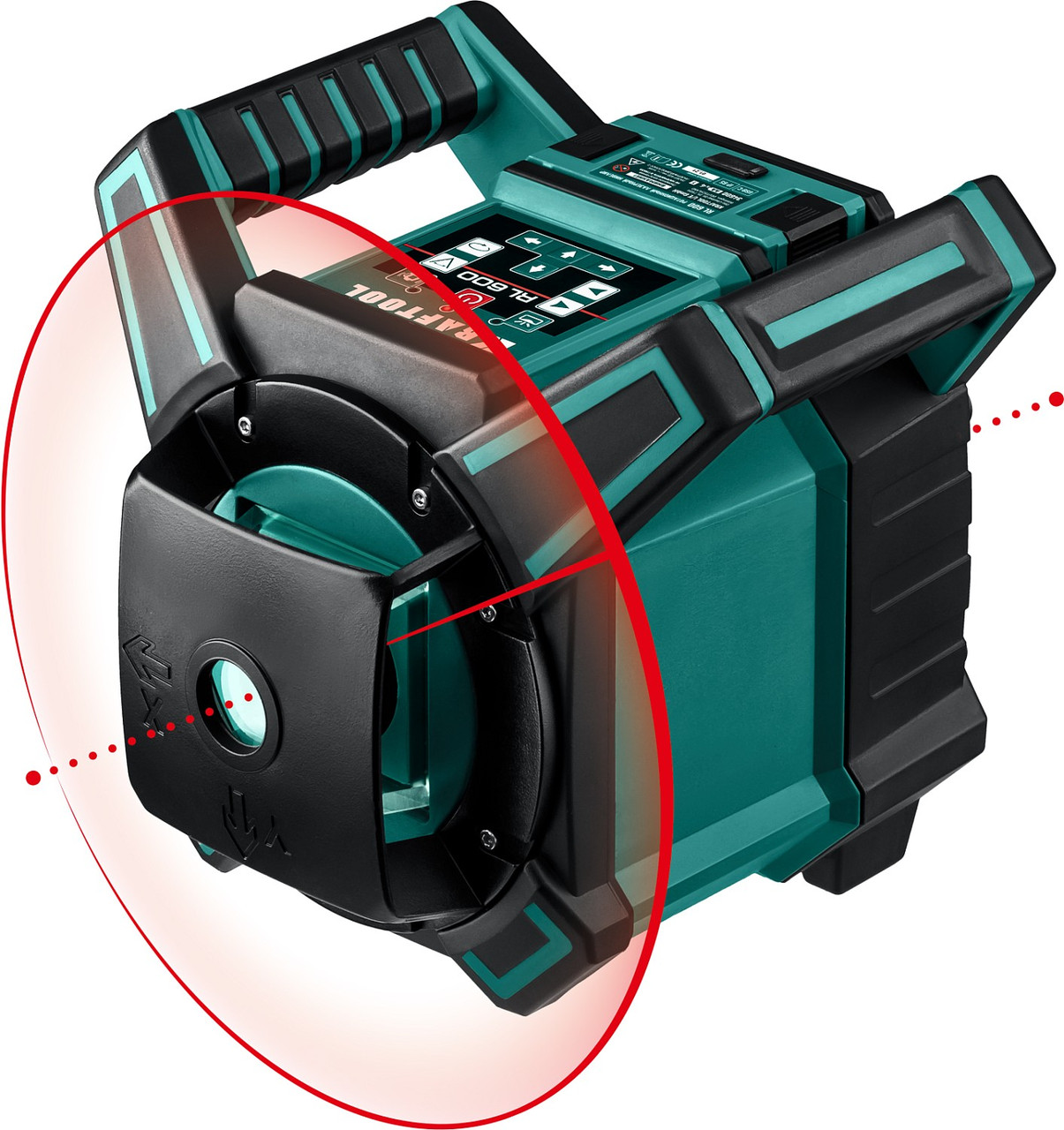KRAFTOOL ротационный лазерный нивелир в кейсе RL600 34600_z01 Professional - фото 5 - id-p94586013