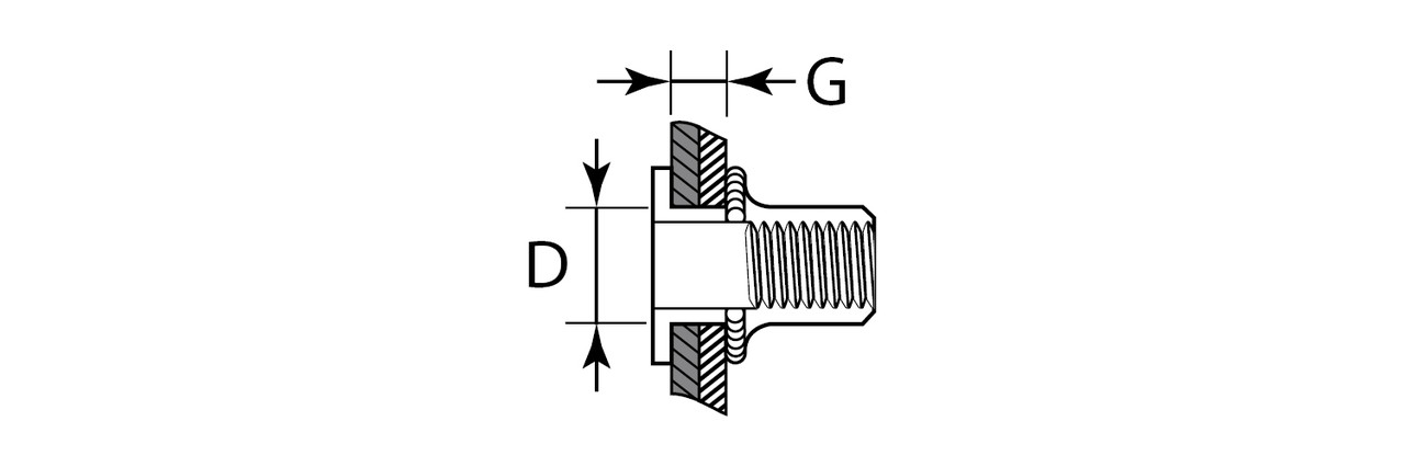 KRAFTOOL М8, 250 шт., стальные с насечками, резьбовые заклепки Nut-S 311707-08 - фото 3 - id-p94586065