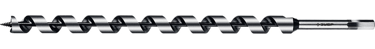 ЗУБР d=20 х 450 мм, HEX хвостовик, сверло по дереву, спираль Левиса 2948-450-20_z02
