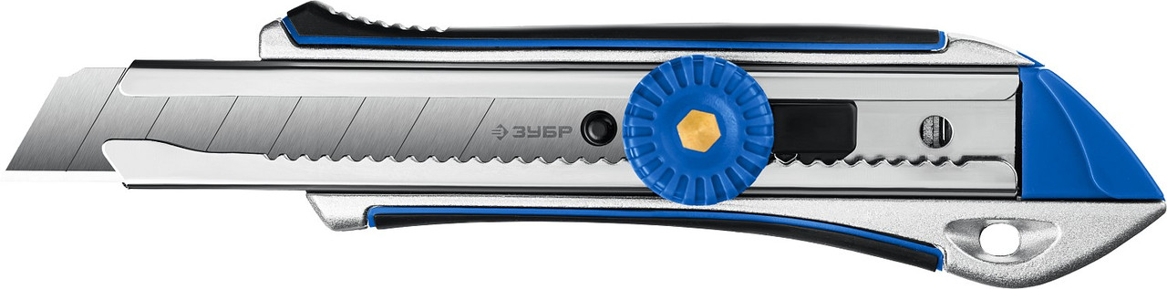 ЗУБР 18 мм, сегментированное лезвие, винтовой фиксатор, нож ТИТАН-В 09178_z01 - фото 4 - id-p94586490