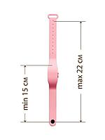 Антисептический браслет для рук с дозатором розовый, фото 2
