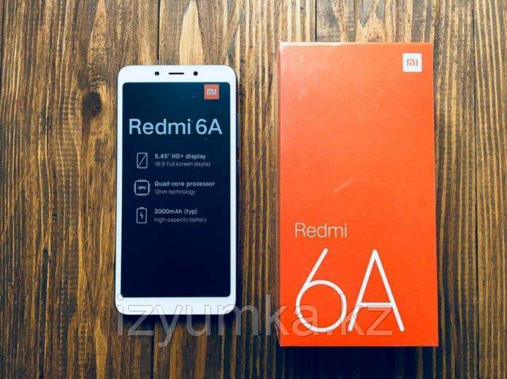 Смартфон Xiaomi Redmi 6A 16Gb RAM 2Gb (белый) б/у