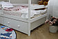 Кровать детская домик TOMIX "GALAXY", (Белый), Размер спального места, см: 160*80, фото 8
