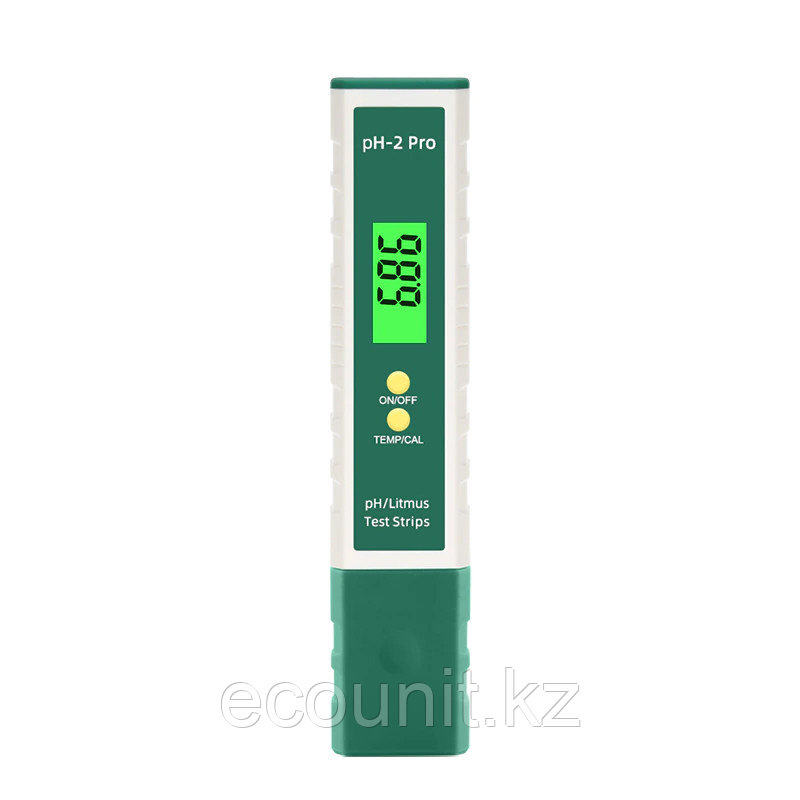 Yieryi pH-2Pro Портативный pH метр термометр с лакмус цветовой индикацией экрана и калибровочными порошками - фото 1 - id-p94634074